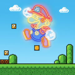 Cartoon 3D Led Neon Sign Kids Room Decor Sign