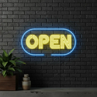 Custom Open Neon Sign for Shop Decor Wall Decor Art