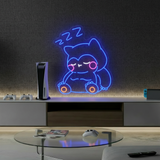 Snorlax Cartoon Led Neon Sign Kids Room Decor - VN03 - Customneonstudio