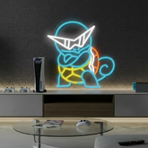 Squirtle Cartoon Neon Sign Gaming Room Decor Sign - VN03 - Customneonstudio