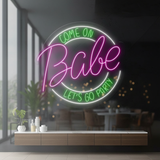 Come Babe Led Neon Sign Party Decor Sign