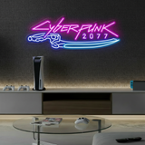 Cyberpunk 2077 Neon Sign for Gaming Room Decor - VN03 - Customneonstudio