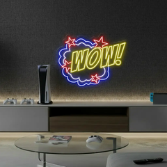 WOW Led Neon Sign