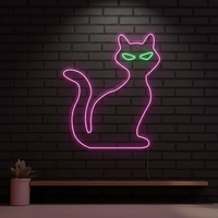 Cute Cat Led Neon Sign Home Decor Sign