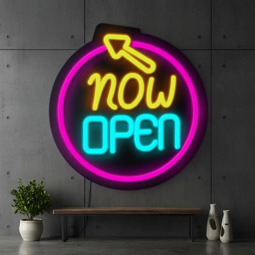 Now Open Led Neon Sign Shop Decor Sign