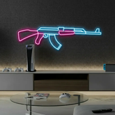 AK47 Gun Led Neon Signs CSGO Game Room AK47 Wall Decor