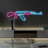 AK47 Gun Led Neon Signs CSGO Game Room AK47 Wall Decor