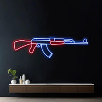 AK47 Gun Led Neon Signs CSGO Game Room AK47 Wall Decor – color option 2