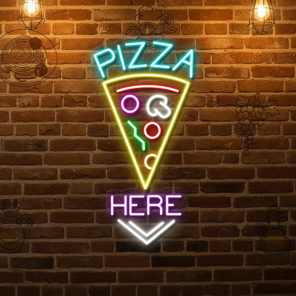 Pizza Led Neon Sign Sop Decor Neon Sign