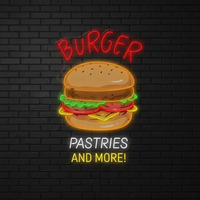 Burger Led Neon Sign Shop Decor Led Neon Sign