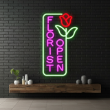 Florist Shop Open Led Neon Sign Business Shop Decor