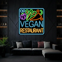 Restaurant Led Neon Sign Custom Business Shop Decor Sign