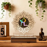 Lotus Flower Mandala Personalized Night Light SGTN027