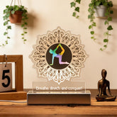 Lotus Flower Mandala Personalized Night Light SGTN027