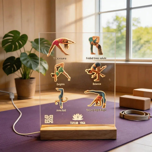 Custom Yoga Pose Night Light for yoga teachers SGTN026