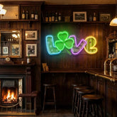 Love Saint Patrick's Day Artwork Led Neon Sign Light