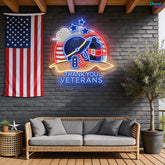 Honoring Heroes with a Toast Neon Sign Light Artwork
