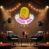 Podcast LED Neon Light - Custom Design for Studio Decoration