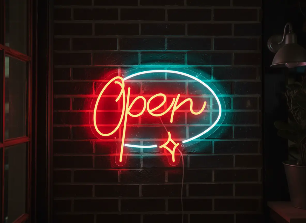 Neon Open Sign for Business Acrylic Led Open Sign