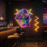 Skull & Sound: The Producer’s Pulse Neon Sign Light Artwork