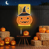 Spooky Halloween Neon Sign – LED Wall Light for Home, Bar, Party Decor