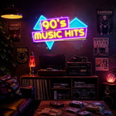 90s Music Hits Led Neon Acrylic Artwork
