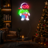 Astronaut Ninja Led Neon Acrylic Artwork
