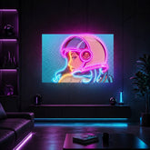 Astronaut Girl Led Neon Acrylic Artwork