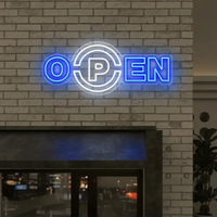 Acrylic Led Open Neon Sign Shop Decor Sign – color option 3
