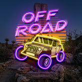 Adventure 4x4 LED Neon Sign Light Pop Art
