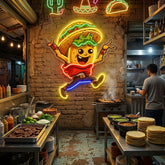 Funny Taco LED Neon Sign Light Pop Art