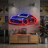 Modern Sports Car LED Neon Sign Light Pop Art