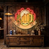 Beer Festival LED Neon Sign Light Pop Art