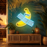 Banana Chilling Led Neon Acrylic Artwork
