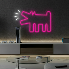 "Barking Dog" Kids Room Neon Sign