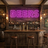 Beers Led Neon Sign Light