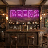 Beers Led Neon Sign Light