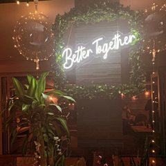 Better Together Neon Sign for Party Decor