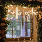 Better Together Neon Sign for Party Decor