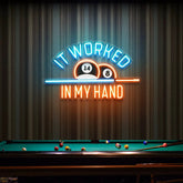 Billiard, Pool Or Snooker Room Decor Artwork Led Neon Sign Light