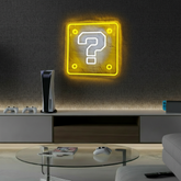 Block Neon Sign Question Square Led Neon Sign