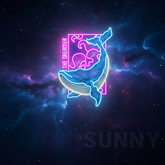 Blue Whale Neon Sign Home Business Wall Decor Art