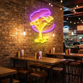 Burger Neon Acrylic Artwork Led Neon Sign Light