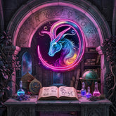Capricorn Zodiac Horoscope Neon Sign
