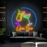 Cocktail Juice Fruit Neon Sign Light Bar Club Neon Sign - VN03 - Customneonstudio