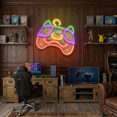 Colorful Cartoon Gaming Artwork Led Neon Sign Light