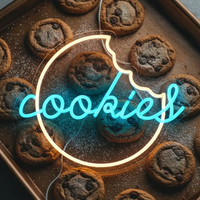 Cookies Neon Sign Wall Decor Art Led Sign