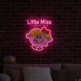Custom Little Miss Neon Sign Cartoon Neon Sign Kids Room Decor
