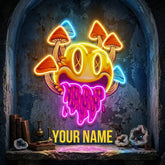 Custom Name Funny Psychedelic Artwork Led Neon Sign Light