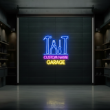 Custom Name Garage Neon Garage Light Sign